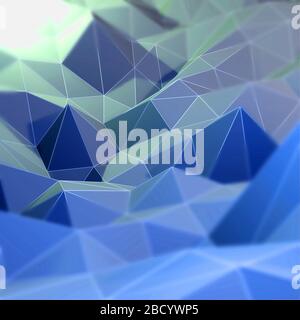 Lowpoly abstract background. Folded triangles. Stock Vector