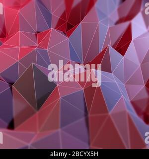 Lowpoly abstract background. Folded triangles. Stock Vector