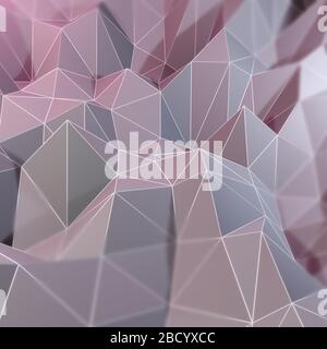Lowpoly abstract background. Folded triangles. Stock Vector