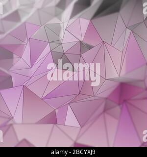 Lowpoly abstract background. Folded triangles. Stock Vector