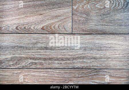 Oak parquet floor texture. Horizontal background with plank of laminate with brushed oak material Stock Photo