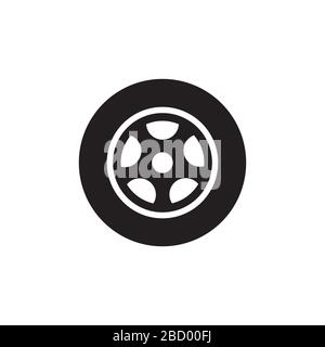 tire icon Stock Vector