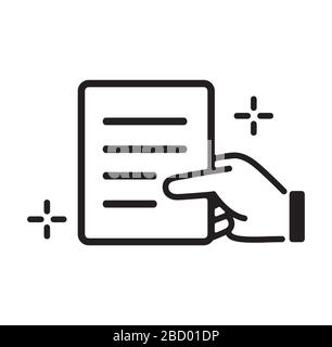 submit document / correct document / trusted document icon Stock Vector