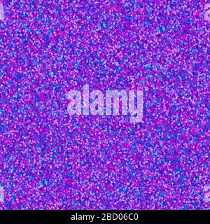 Matte violet, blue, purple glitter, sparkle confetti texture. Christmas abstract background, seamless pattern. Stock Photo