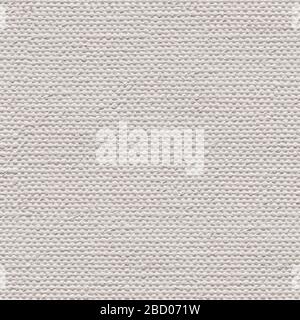 Linen canvas texture in classic white color for awesome creative people. Seamless pattern background. Stock Photo