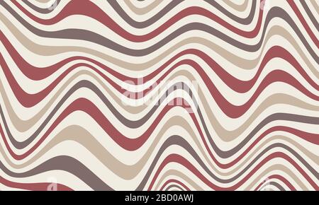 Abstract wavy line art background. Vector wavy striped background Stock Vector