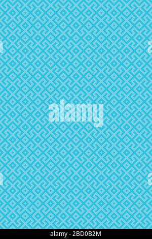 Blue geometric seamless pattern. Abstract vector geometric background Stock Vector