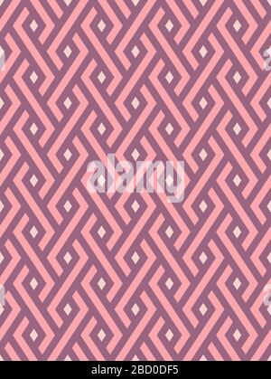 Geometric seamless pattern for fabric print. Zigzag abstract vector background Stock Vector