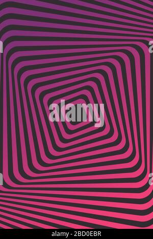 Abstract background with rotation effect. Gradient rombus movement backdrop Stock Vector
