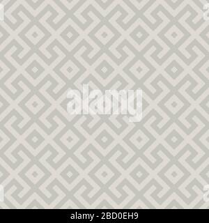 Grey geometric seamless pattern. Abstract vector geometric background Stock Vector