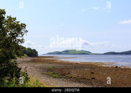 View across Kirkcudbright Bay Scotland Stock Photo