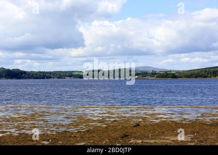 View across Kirkcudbright Bay Scotland Stock Photo