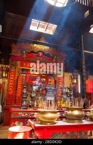 Sin Sze Si Ya Chinese Temple, Kuala Lumpar, Malaysia. Built in 1864 by Kapitan Yap Ah Loy, it is the oldest Taoist temple in Kuala Lumpur Stock Photo