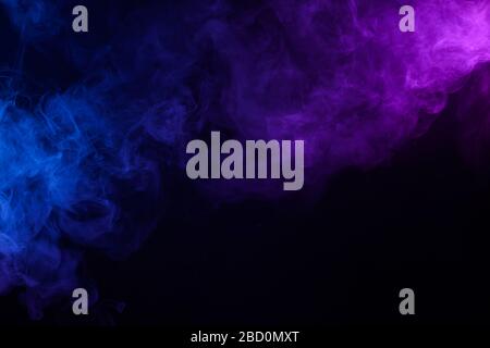 Colorful smoke fog mist abstract background Stock Photo