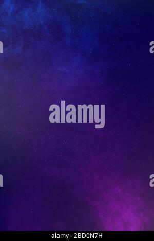 Colored smoke and glitter shiny galaxy abstract background Stock Photo