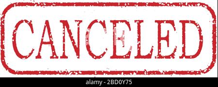 business stamp vector illustration / CANCELED Stock Vector