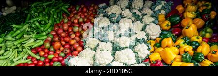 Various Vegetables in the table Stock Photo