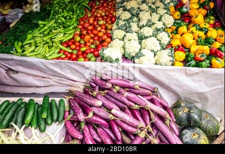 Various Vegetables in the table Stock Photo