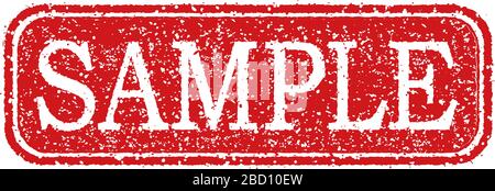 business stamp vector illustration / SAMPLE Stock Vector
