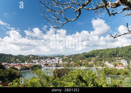 Beautiful Kandy city and lake, Kandy, Sri Lanka Stock Photo