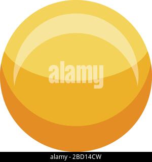 Fish oil pill icon, isometric style Stock Vector