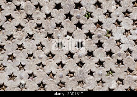 vintage blank asymmetric abstract background texture of little stars. Stock Photo