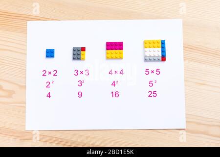 Match The Math Block A game for children to learn mathematics. Match the blocks to the ...