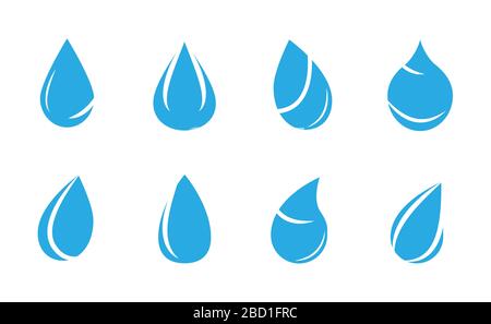 Water drop set Stock Vector
