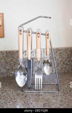 kitchen cutlery Stock Photo