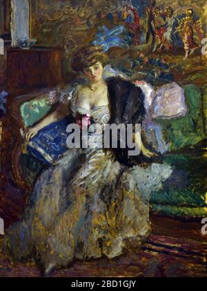 Misia Godebska 1908 Pierre Bonnard 1867 - 1947 France French Stock Photo