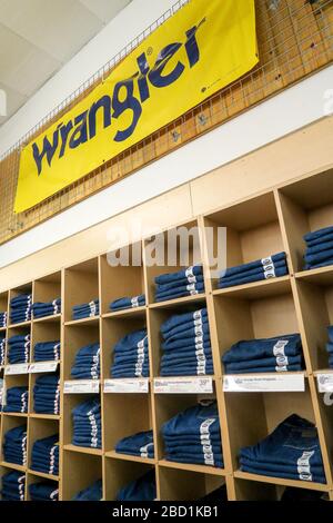 Ranch and Farm Products in a Western Goods Store, USA Stock Photo