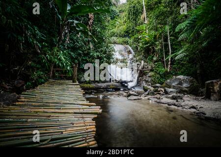 Wachiratharn Waterfall, Doi Inthanon National Park, Chiang Mai, Thailand, Southeast Asia, Asia Stock Photo