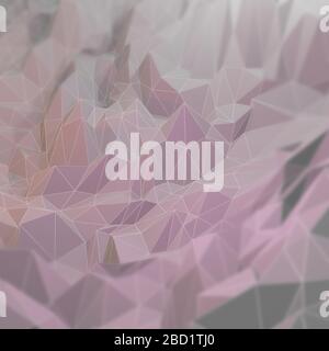 Lowpoly triangles illustration. Background art of abstract landscape. Stock Vector