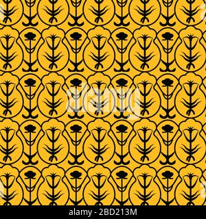 ancient islamic / persian / arabic seamless pattern. eastern ornament motif. Stock Photo