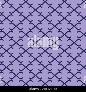 Abstract seamless stylish texture pattern. repeating geomatric vector illustration in blue background. Stock Photo