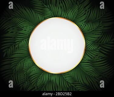 Tropical elegant design. Stock Vector