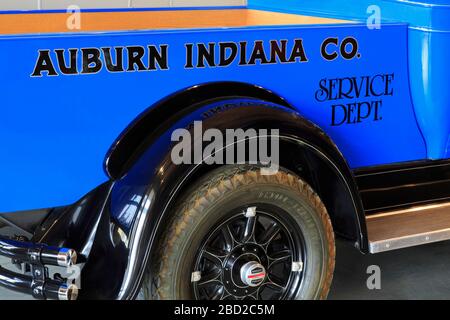 1928 Auburn Truck, Gasoline Alley Museum, Heritage Park, Calgary, Alberta, Canada Stock Photo