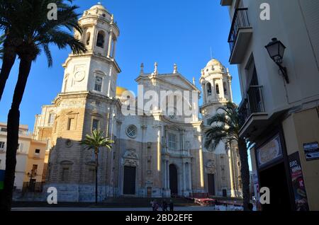 Cadiz, Stadt am Atlantik, Andalusien, Spanien: die Kathedrale Stock Photo