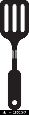kitchen utensils icon (spatula) Stock Vector