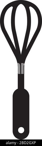 kitchen utensils icon (whisk) Stock Vector