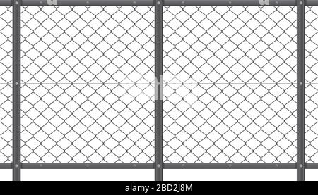 Mesh fence Seamless texture of metallic chain link, 12773927 Vector Art at  Vecteezy