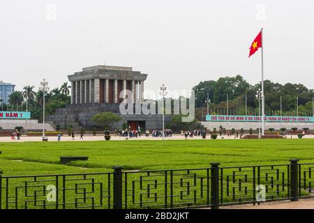Ho Chi Minh's Mausoleum, Hanoi, Vietnam. Stock Photo