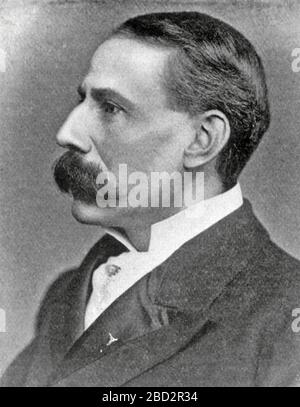 EDWARD ELGAR (1857-1934) English composer about 1890 Stock Photo