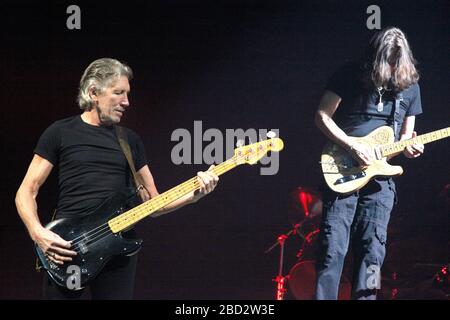 Roger Waters pictured performing The Wall Tour 2010/2011 at Wells Fargo Center in Philadelphia, Pa on November 8, 2010  Credit: Scott Weiner/MediaPunch Stock Photo