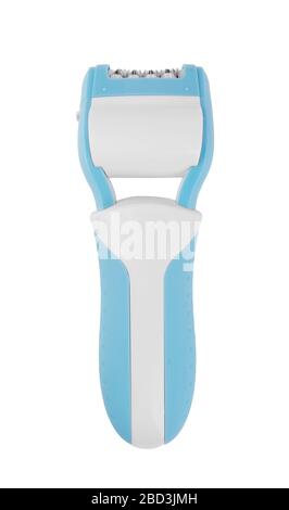 Electric depilator isolated on white background Stock Photo