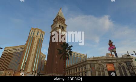 Las Vegas Hotels - The Venetian - LAS VEGAS, UNITED STATES - APRIL 22, 2017 Stock Photo