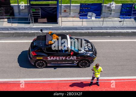 April 2017: Montjuic Spirit at Circuit de Barcelona Catalunya, Catalonia, Spain. Stock Photo