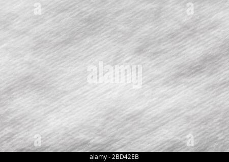 White cotton pad texture, macro Stock Photo