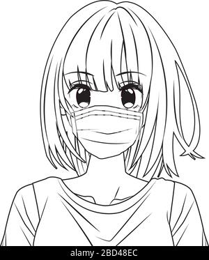 Anime girl face by AmeNoIro on DeviantArt