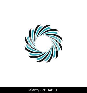 Windmill Logo Template Illustration Design. Vector EPS 10. Stock Photo